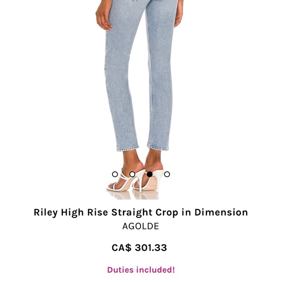 Agolde Riley jeans - Picture 2 of 3